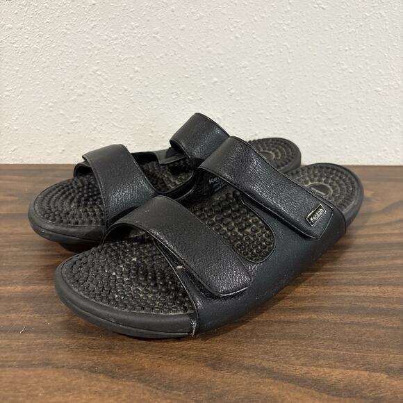 KENKOH Serenity V Massage Sandals Slides EU 43 Mens 10 Women 12 Black W Box 2319 main image 14